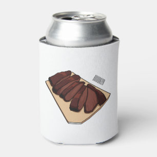 Rafraîchisseur Pour Canette Illustration de la poitrine de boeuf