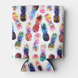 Rafraîchisseur Pour Canette illustration de l'aquarelle et de l'ananas nébule