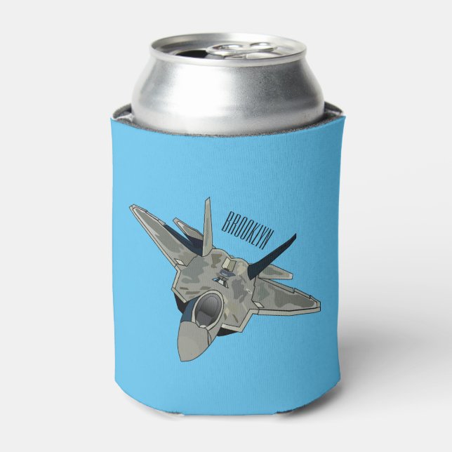Rafraîchisseur Pour Canette Illustration de l'avion de chasse (Can devant)