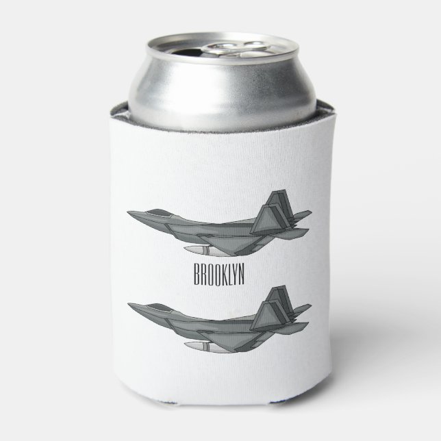 Rafraîchisseur Pour Canette Illustration de l'avion de chasse (Can devant)