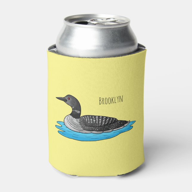 Rafraîchisseur Pour Canette Illustration de Loon bird (Can devant)