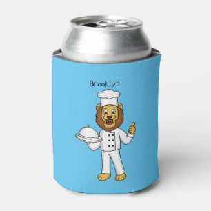 Rafraîchisseur Pour Canette Illustration du chef mignon lion