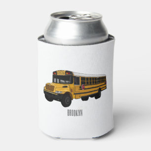 Rafraîchisseur Pour Canette Illustration d'un autobus scolaire