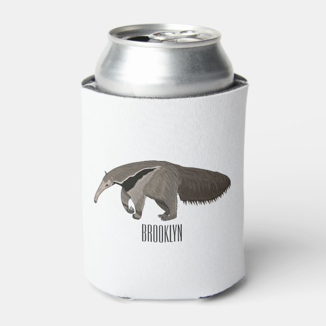 Rafraîchisseur Pour Canette Illustration d'un dessin animé d'Anteater (Can devant)