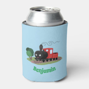 Rafraîchisseur Pour Canette Illustration d'une locomotive à vapeur mûre