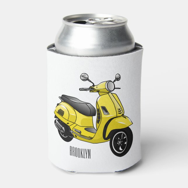 Rafraîchisseur Pour Canette Illustration d'une moto cyclable (Can devant)