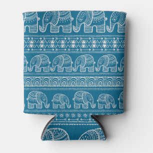 Rafraîchisseur Pour Canette Illustration vintage du cadre éléphant