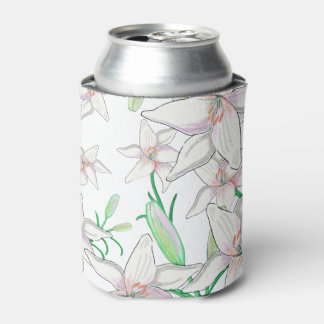 Rafraîchisseur Pour Canette Illustration White Lilies
