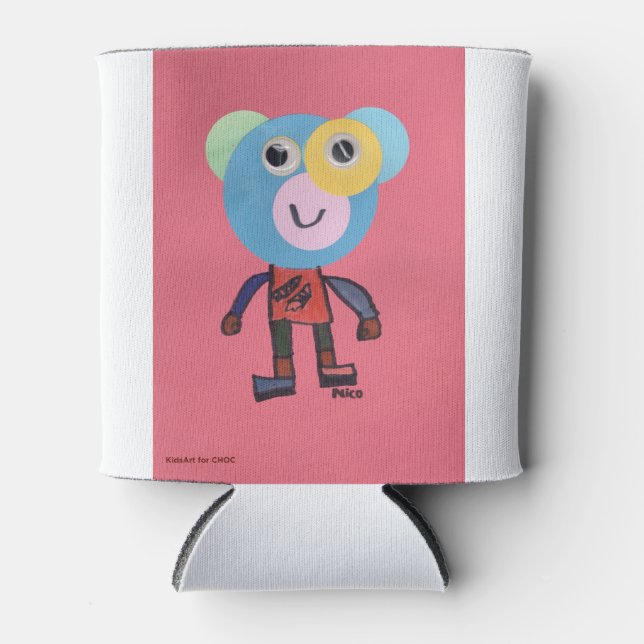 Rafraîchisseur Pour Canette Imagination Man - Kids Art for CHOC (Devant)