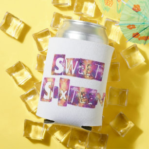 Rafraîchisseur Pour Canette Impression sweet sixteen