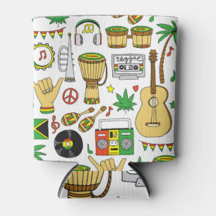Rafraîchisseur Pour Canette Instruments de musique : Reggae Arrière - plan san