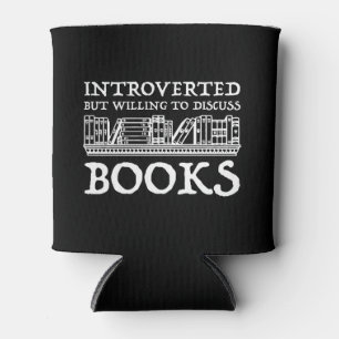 Rafraîchisseur Pour Canette Introverted Mais Prêt À Discuter Des Livres