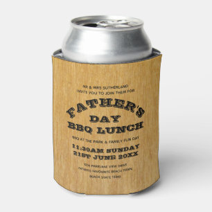 Rafraîchisseur Pour Canette Invitation BBQ pour la Fête des Pères