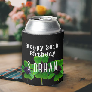 Rafraîchisseur Pour Canette Irlandais Adulte Anniversaire Boisson Personnalisé
