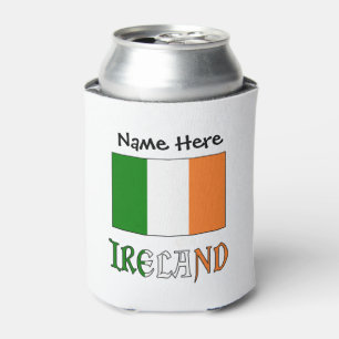 Rafraîchisseur Pour Canette Irlande et Drapeau Irlandais Personnalisés 
