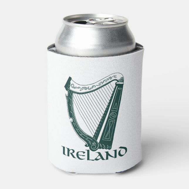 Rafraîchisseur Pour Canette Irlande Harp Design, Irish Harp (Can devant)