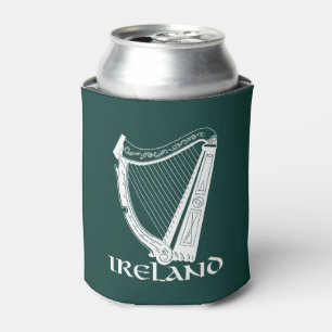Rafraîchisseur Pour Canette Irlande Harp Design, Irish Harp