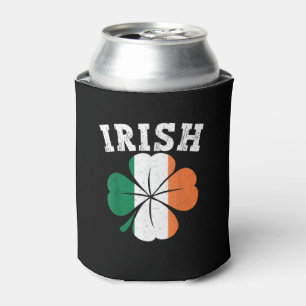 Rafraîchisseur Pour Canette Irlande Shamrock Irlande Drapeau Saint Patrick Jou