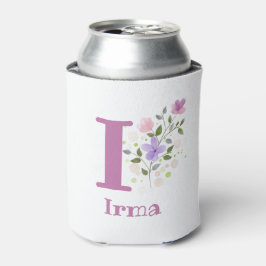 Rafraîchisseur Pour Canette Irma Nom avec un motif floral