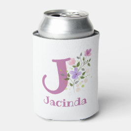 Rafraîchisseur Pour Canette Jacinda Nom avec un motif floral