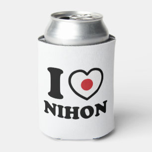 RAFRAÎCHISSEUR  POUR CANETTE J'AI LE COEUR [AMOUR] NIHON CAN COOLER
