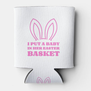 Rafraîchisseur Pour Canette J'ai mis un bébé dans son panier de Pâques