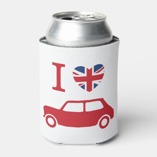 Rafraîchisseur Pour Canette J'aime Mini Coopers - Rouge (Can devant)