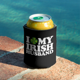 Rafraîchisseur Pour Canette J'aime mon mari irlandais Couple Saint-Patrick