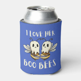 Rafraîchisseur Pour Canette J'aime Son Boo Bees Funny Halloween Saison