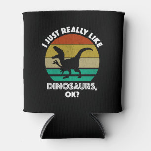 Rafraîchisseur Pour Canette J'Aime Vraiment Les Dinosaures, OK ?
