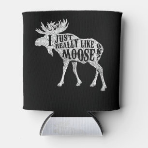 Rafraîchisseur Pour Canette J'Aime Vraiment Moose OK