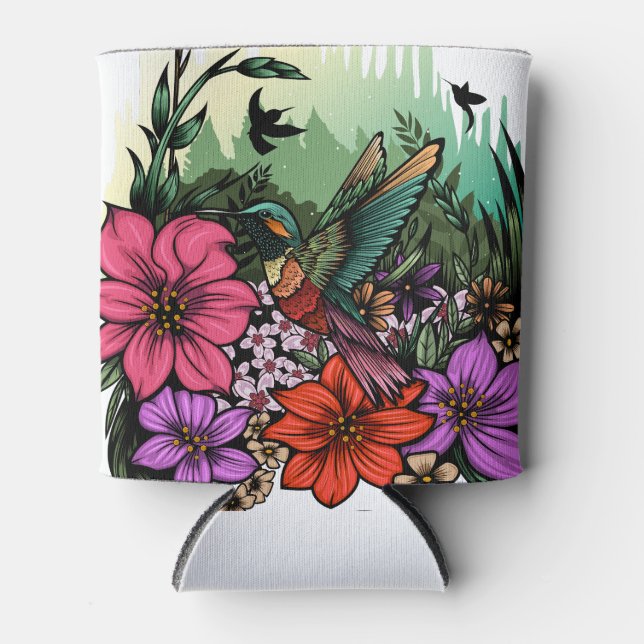 Rafraîchisseur Pour Canette Jardin des colibris (Devant)