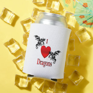 Rafraîchisseur Pour Canette Je Coeur Dragons
