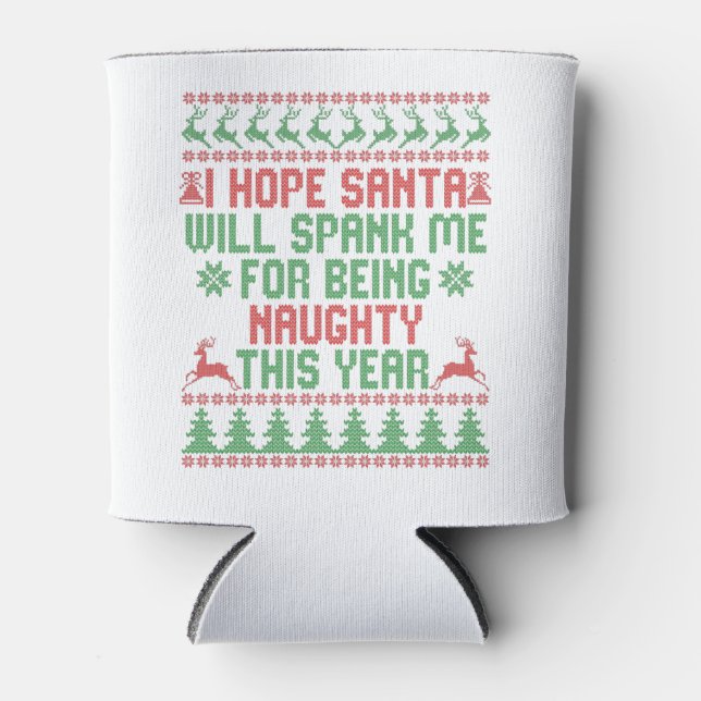 Rafraîchisseur Pour Canette J'Espère Que Père Noël Me Fera Parler D'Être Mauva (Devant)