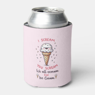 Rafraîchisseur Pour Canette Jeu de crème glacée mignonne