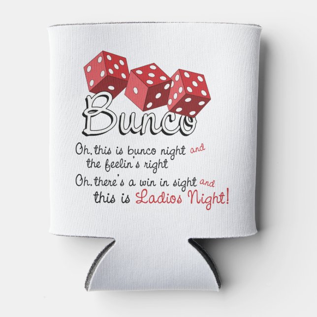 Rafraîchisseur Pour Canette Jeu de dés Bunco (Devant)
