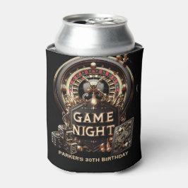 Rafraîchisseur Pour Canette Jeu Night Casino Anniversaire Personnalisé