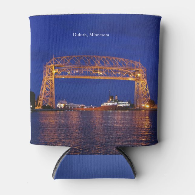Rafraîchisseur Pour Canette John G. Munson & Duluth Aerial Lift Bridge (Devant)