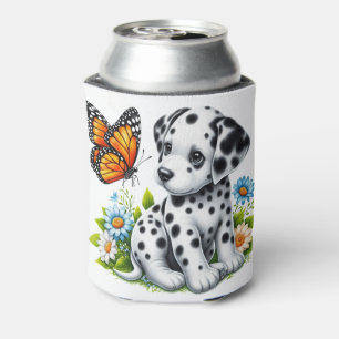 Rafraîchisseur Pour Canette Joli(e) ami(e) dalmate/papillon