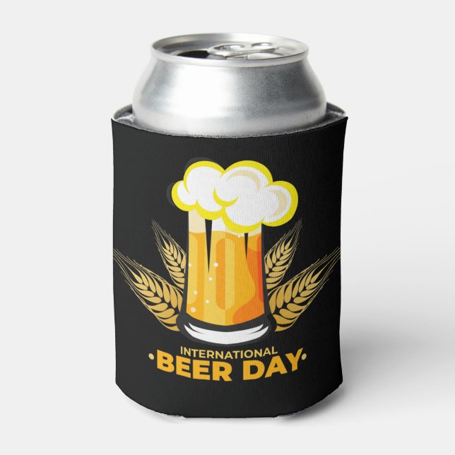 Rafraîchisseur Pour Canette Journée internationale de la bière (Can devant)