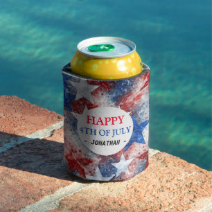 Rafraîchisseur Pour Canette Joyeux 4 juillet Fête de l'Indépendance américaine