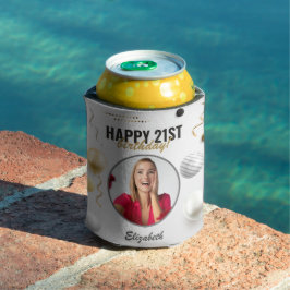 Rafraîchisseur Pour Canette Joyeux anniversaire personnalisé cadeau photo mode