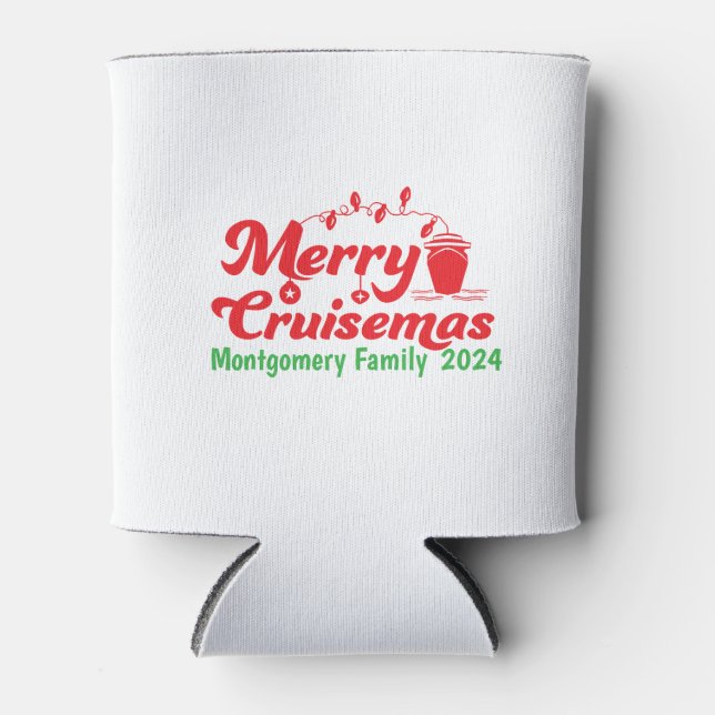 Rafraîchisseur Pour Canette Joyeux Cruisemas Famille personnalisée (Devant)