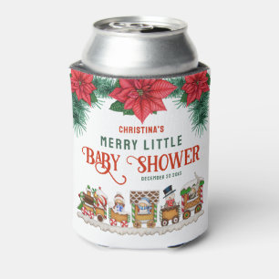 Rafraîchisseur Pour Canette Joyeux Petit Baby shower Noël Thème hiver
