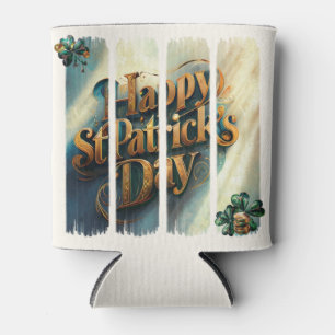 Rafraîchisseur Pour Canette Joyeux St. Patrick's Day Pinceau vertical