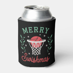 Rafraîchisseur Pour Canette Joyeux Swishmas Basketball Noël Sports Xmas