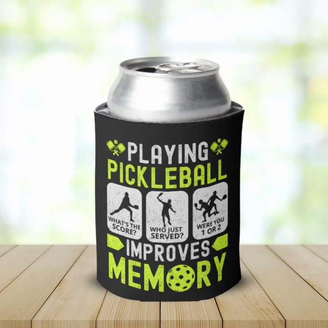 Rafraîchisseur Pour Canette Jugar Pickleball Ejercita La Memoria  (Créateur téléchargé)