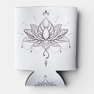 Rafraîchisseur Pour Canette Kaléidoscope de Lotus mandala