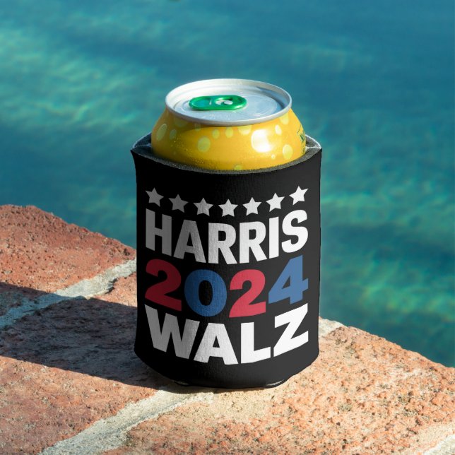 Rafraîchisseur Pour Canette Kamala Harris Walz, Présidente Vice-Présidente (Piscine in situ)