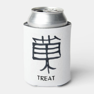 Rafraîchisseur Pour Canette Kanji Treat blanc peut refroidir 2 côté